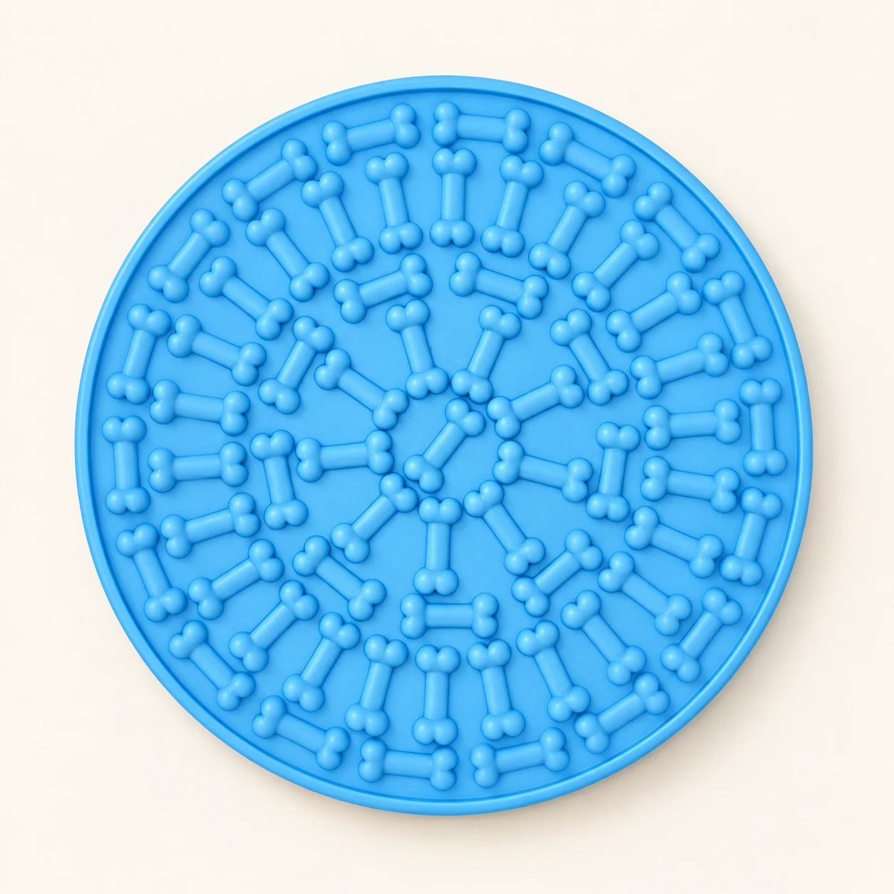 Comedouro Interativo de Silicone - Azul