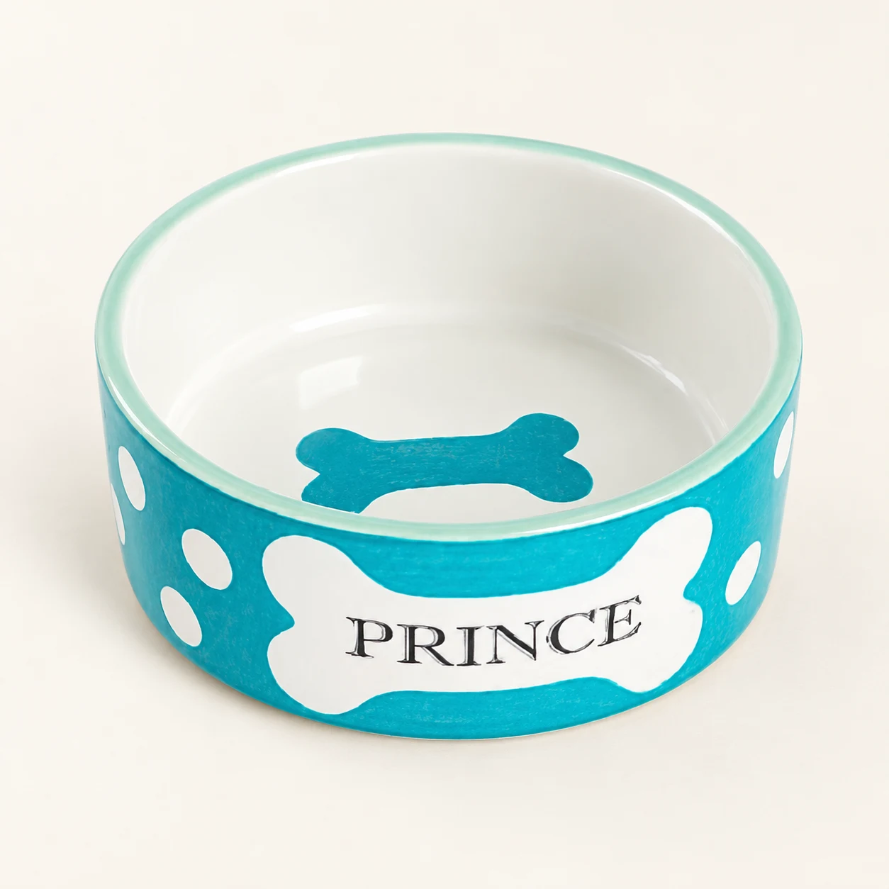Comedouro Porcelana Principe para Cães - Azul - 750ml